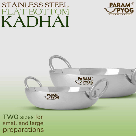 Improve Quality and Reduce Waste with Stainless Steel Flat Kadais