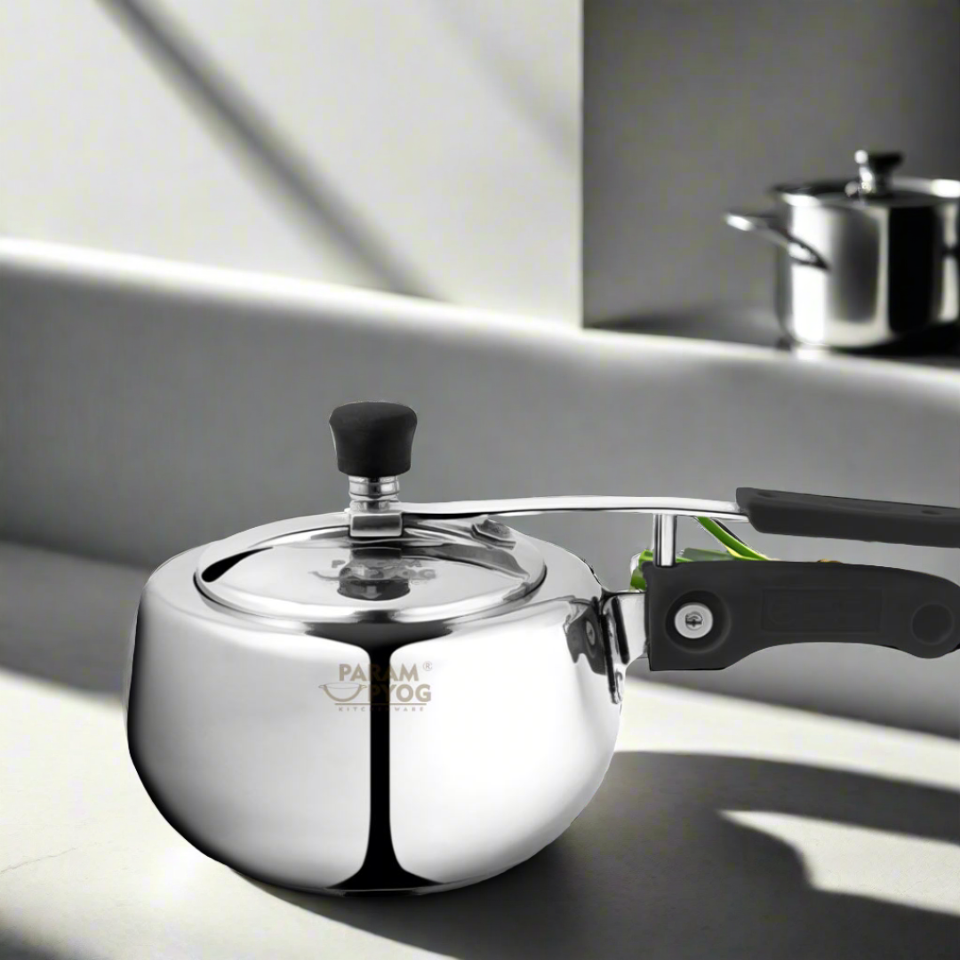 Param Upyog Anant Stainless Steel Induction Pressure Cooker (2 liter)