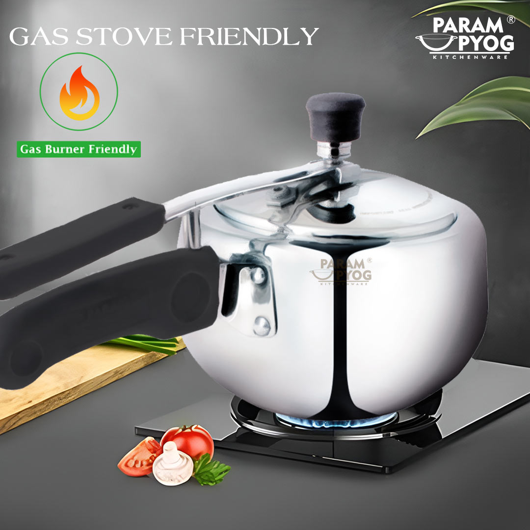 Param Upyog Anant Stainless Steel Induction Pressure Cooker (2 liter)