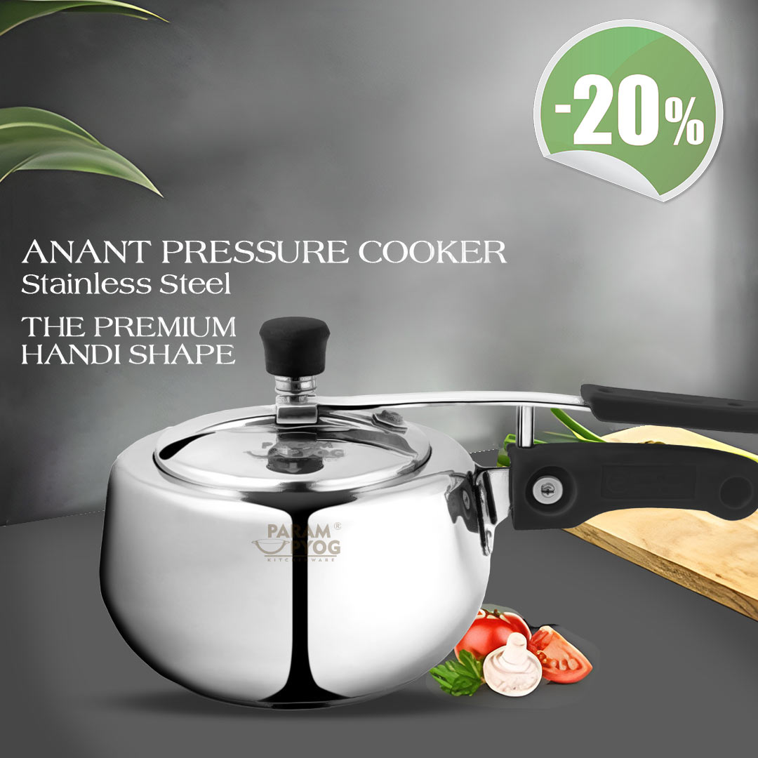 Steel handi cooker hot sale