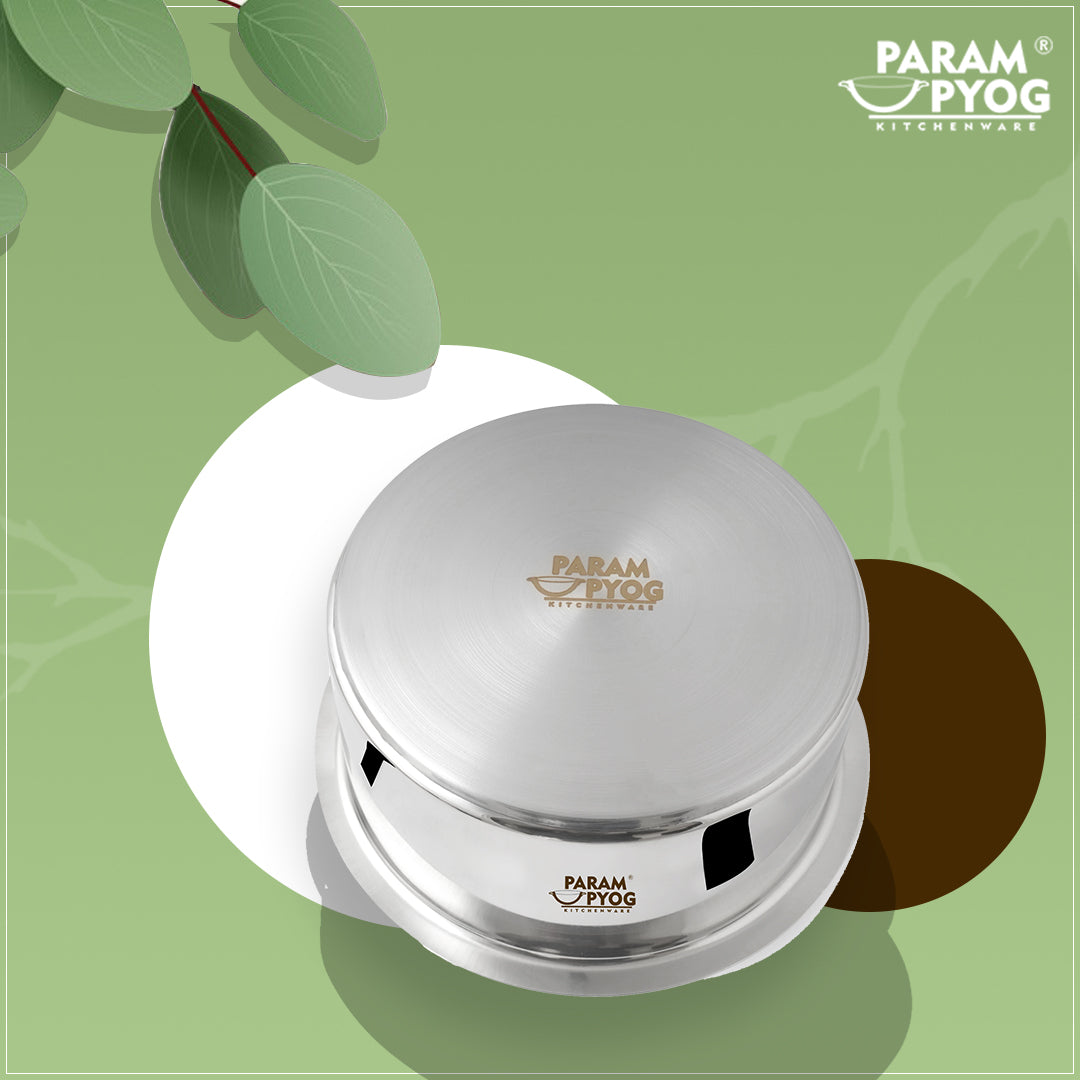 Param Upyog - 4.25 Liters SS Induction Bhagona/Patila/Tope