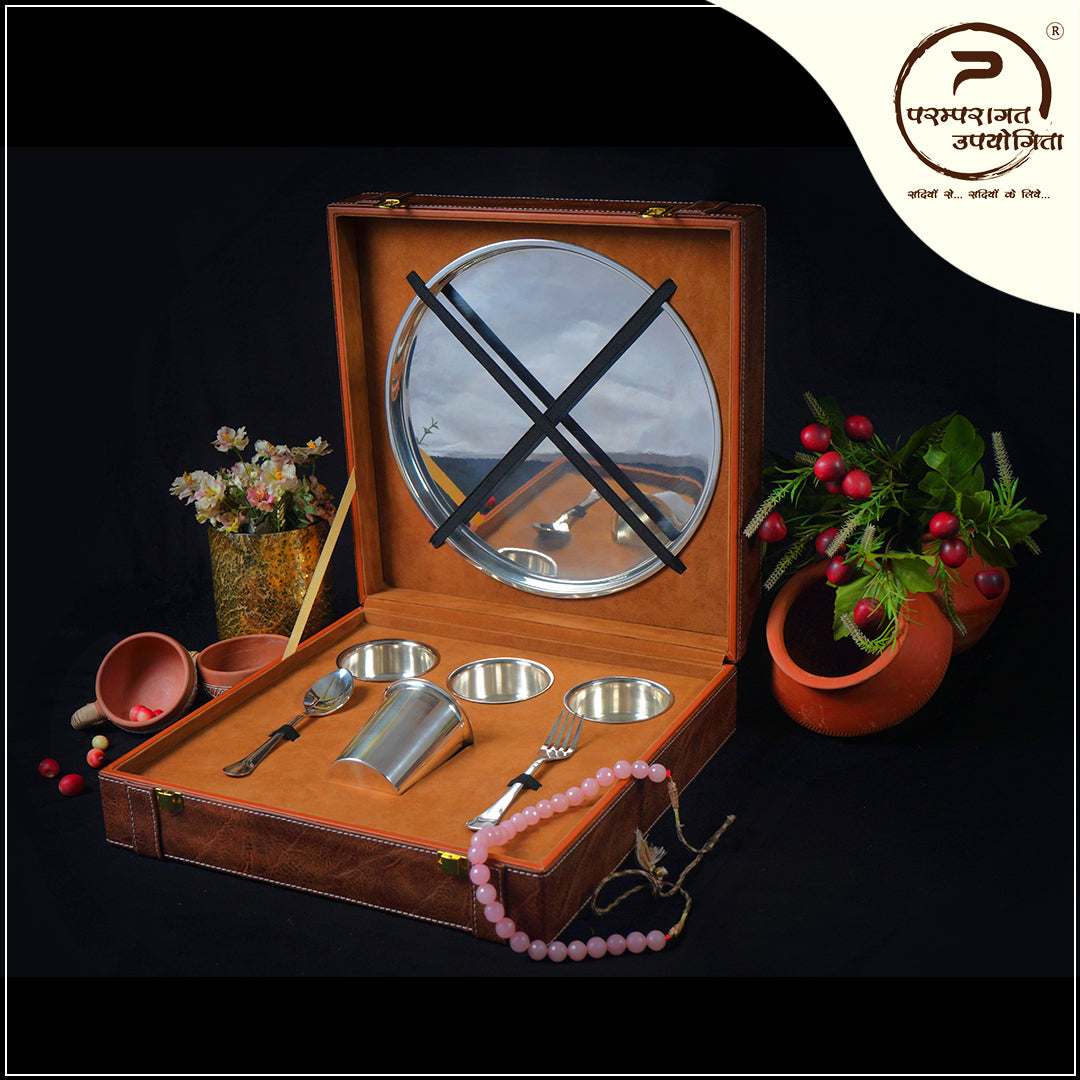 Paramparagat Upyogita Rajsi 11" Single Thali Set