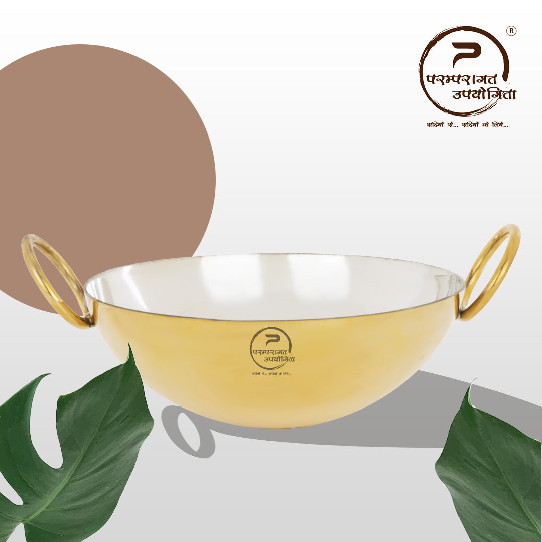 Paramparagat Upyogita Chaitanya Deep Kadhai (Wok) 4 Ltr.