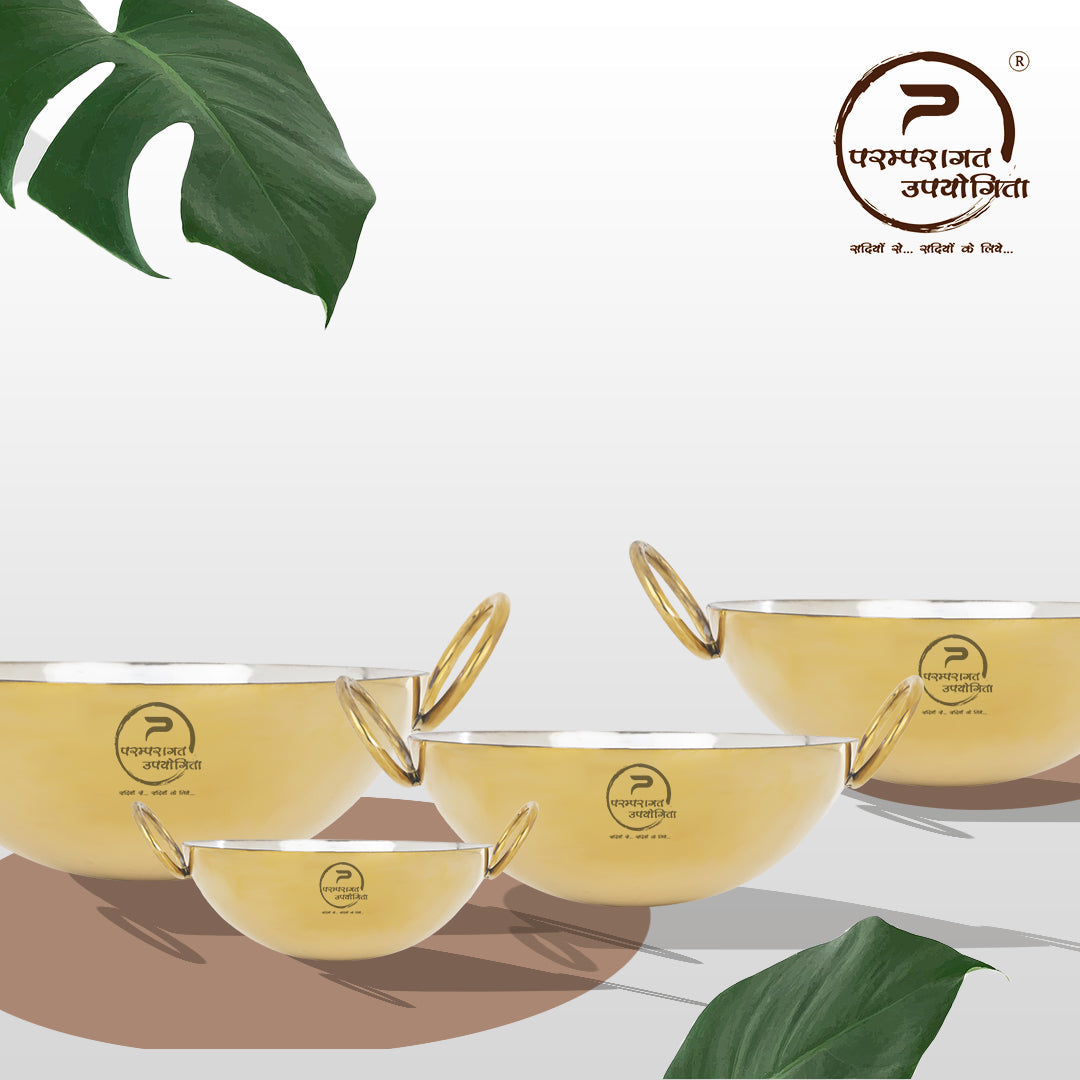 Chaitanya Brass Deep Kadhai (Wok)