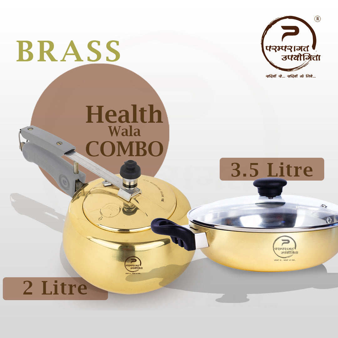 Paramparagat Upyogita Chaitanya Pressure Cooker 2 Ltr. Flat