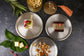 Paramparagat Upyogita Devam Maharani 7" Brass Dessert Plates with Tin Coating (Kalai)