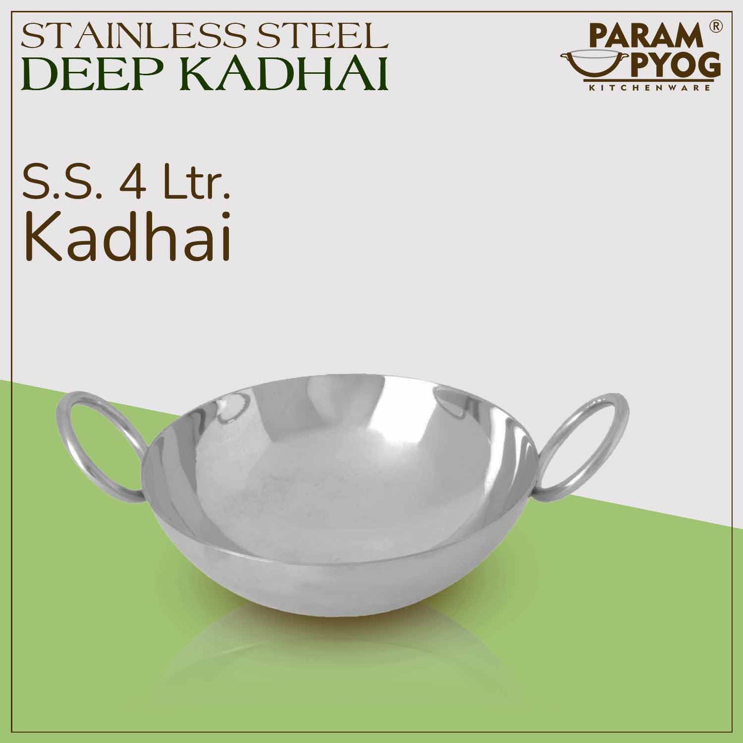 4ltr steel kadai