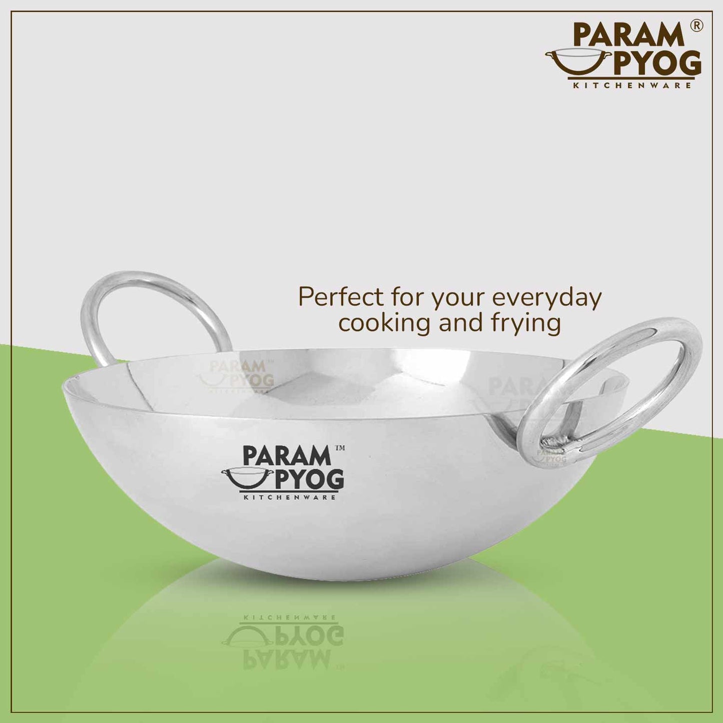 best steel kadai heavy param upyog