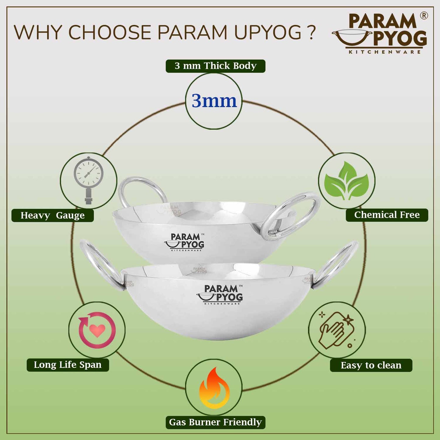 param upyog steel kadai heavy