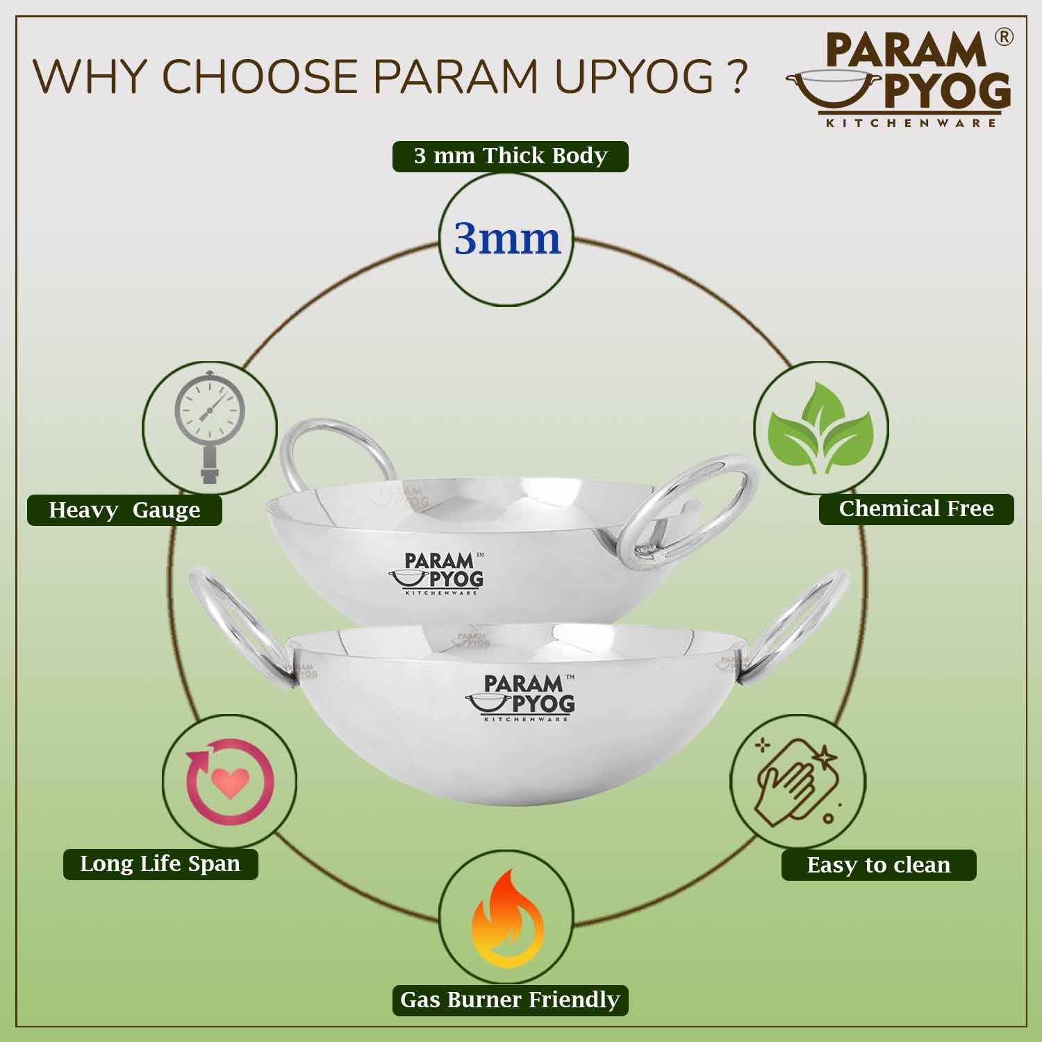 best ss kadhai param upyog