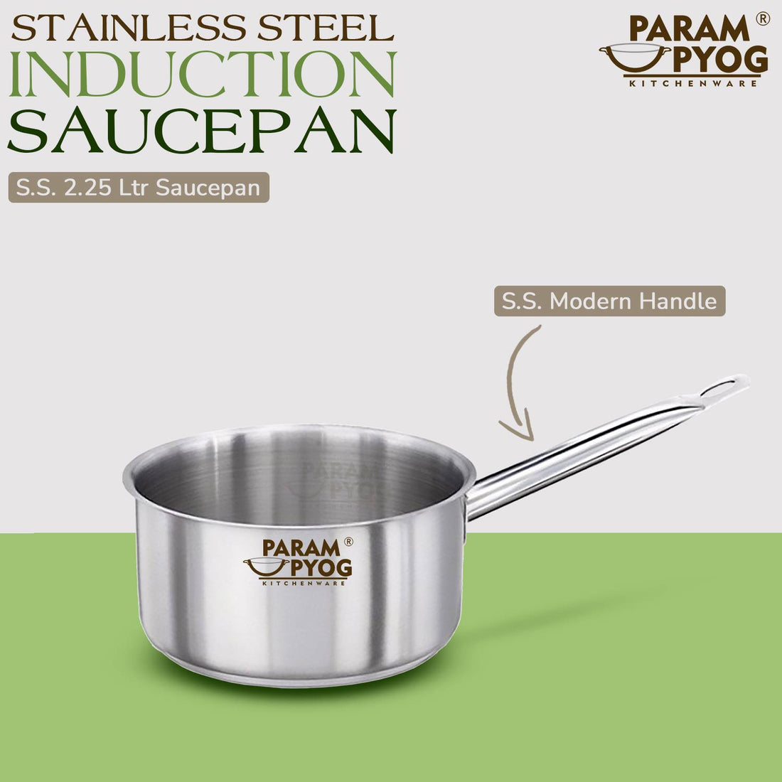 Steel Saucepan for even cooking