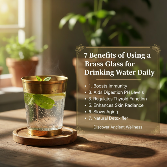 7 Benefits of Using a Brass Glass for Drinking Water Daily