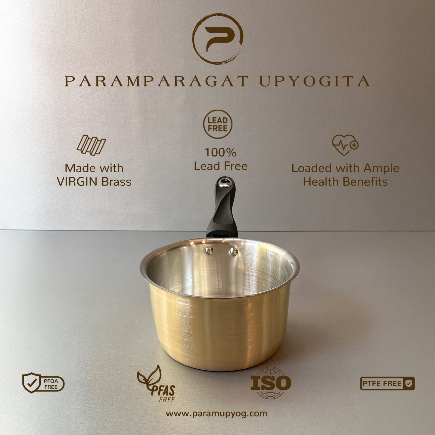 Chaitanya Brass Saucepan