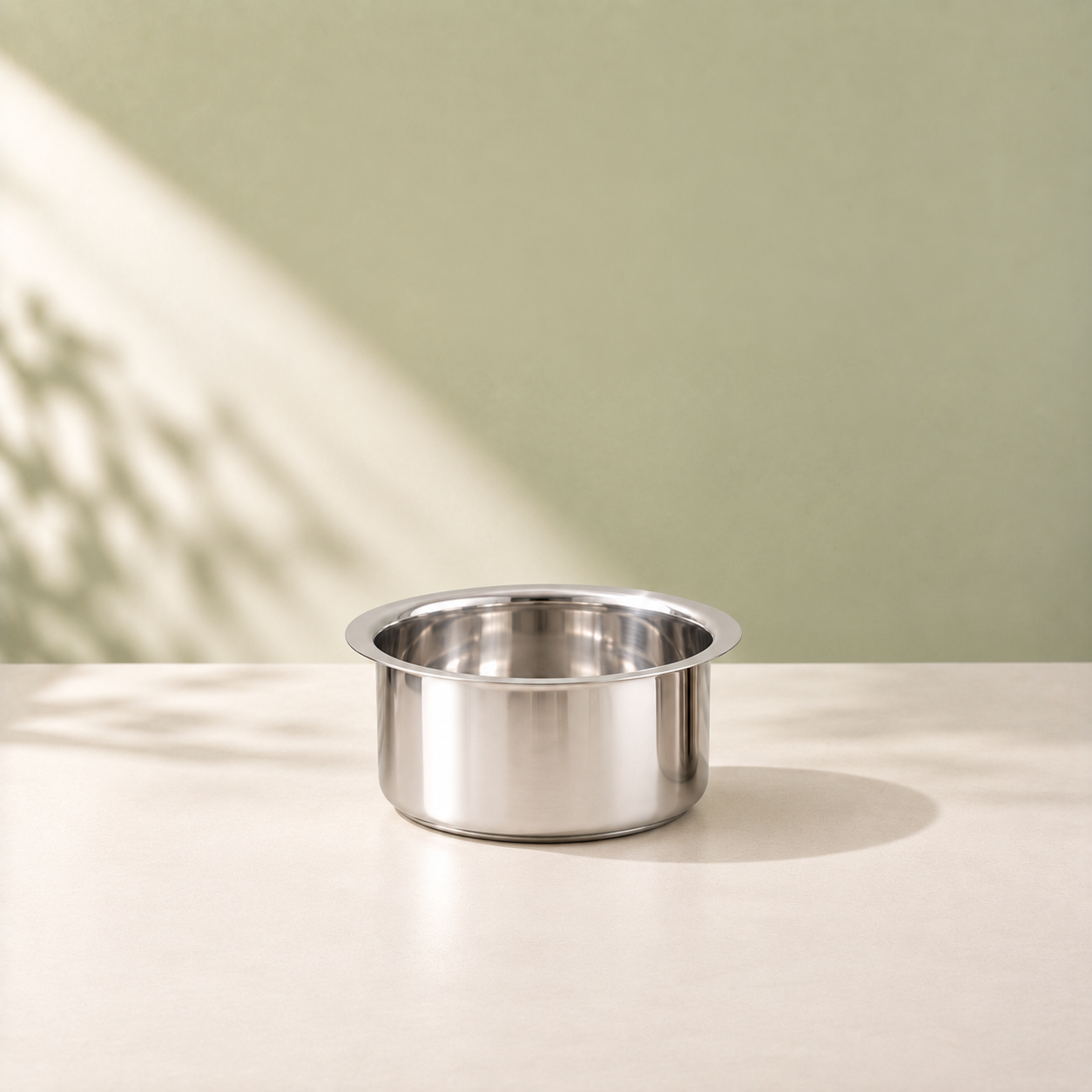 Param Upyog Stainless Steel Induction Bhagona/Patila  1.2 Liters