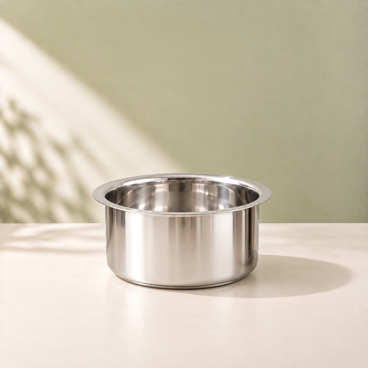 Param Upyog Stainless Steel Induction Bhagona/Patila 2.5 Liters