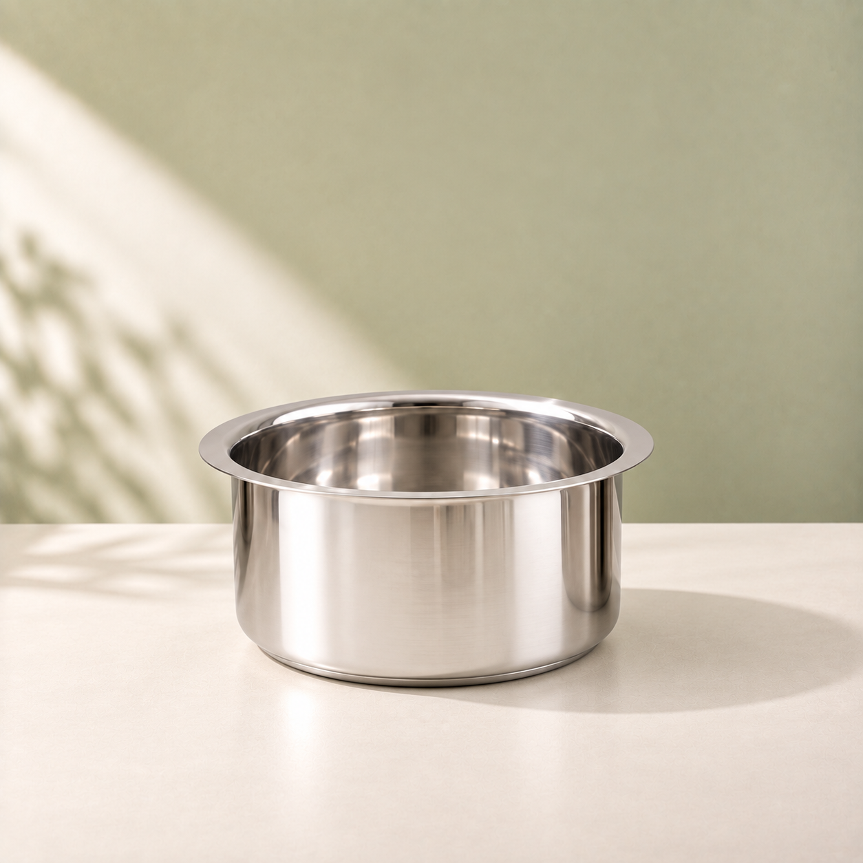 Param Upyog Stainless Steel Induction Bhagona/Patila 3.5 Liters