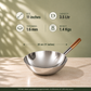 Param Upyog Stainless Steel Chinese Wok/Kadhai 11"