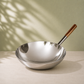 Param Upyog Stainless Steel Chinese Wok/Kadhai 12"