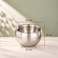 Param Upyog Stainless Steel Double Wall Dry Fruit Bowls – Set of 2