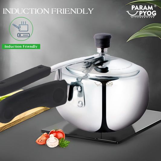 Param Upyog Anant Stainless Steel Induction Pressure Cooker (2 liter)