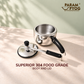 Param Upyog Classic Stainless Steel Induction Pressure Cooker (3 liter)