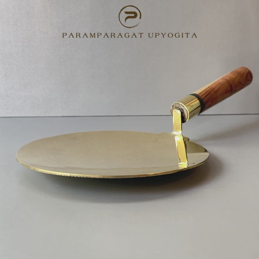 Paramparagat Upyogita Heavy Brass Tawa 9"