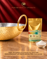 Paramparagat Upyogita Sparsh Hammered Brass Deep Kadhai 2.5mm thick with Kalai 1.5 Liters