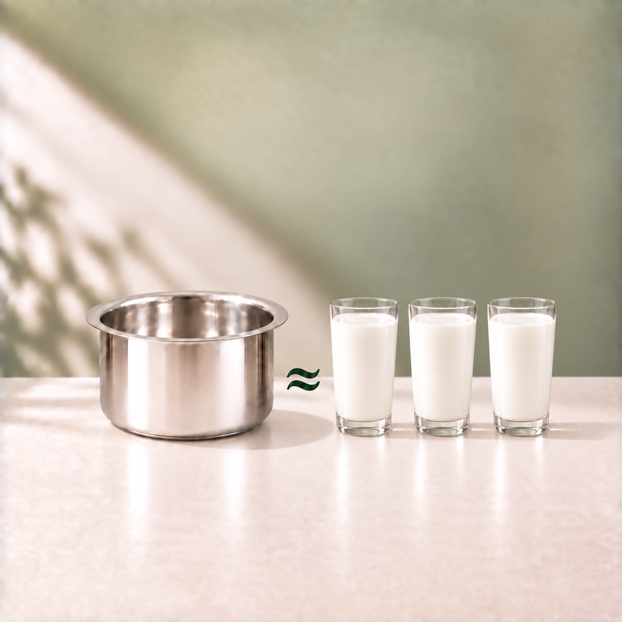 Param Upyog Stainless Steel Induction Bhagona/Patila 900ml