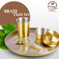 pital brass thali set devam maharani