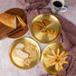 Paramparagat Upyogita Swarna Devyani 9" Brass Snacks Plates