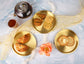 Paramparagat Upyogita Swarna Maharani Pure Brass 9" Snacks Plates
