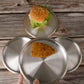Paramparagat Upyogita Devam Maharani Brass 9" Snacks Plates with Tin Coating (kalai)
