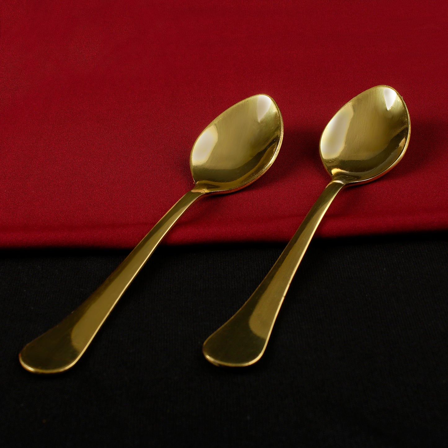 Paramparagat Upyogita Swarna Brass Spoons