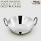 Stainless Steel Induction Deep Kadhai 2.5 Litres - 10"